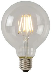 Lucide 49016/05/60 LED žiarovka - priemer 9,5 cm - LED stmievatelná - E27 - 1x5W 2700K - Priehľadná