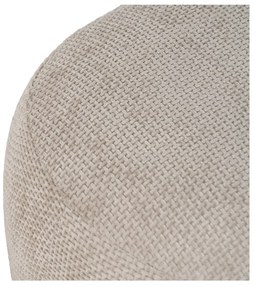 Béžový ženilkový taburet – Ixia