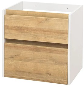 Mereo Mereo, Opto, kúpeľňová skrinka 61 cm, biela, dub, biela/dub, čierna, MER-CN930S