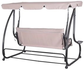 Záhradná hojdačka Venezia SPRINGOS GS0006 - béžová