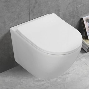 Novoterm Závesné WC NV-Kasos WH so SoftClose sedadlom