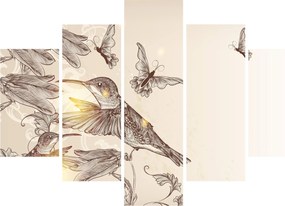 Obraz - Kolibríky (150x105 cm)