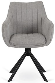 PROXIMA.store - Čalúnená otočná stolička MUMBAI FARBA: hnedá