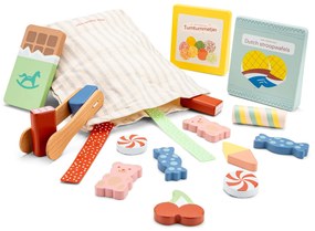 Drevená súprava - cukrovinky