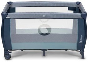 Lionelo - Cestovná postieľka SVEN PLUS modrá