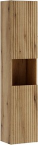 Vysoká závěsná koupelnová skříňka Nova 80-30-2D dub coast evoke