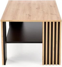 Konferenčný stolík Femme (dub artisan + čierna). Vlastná spoľahlivá doprava až k Vám domov. 1092442
