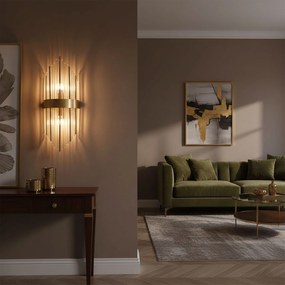 Toolight Toolight, nástenné svietidlo 2xE14, APP1761-1W, zlatá matná, OSW-04053