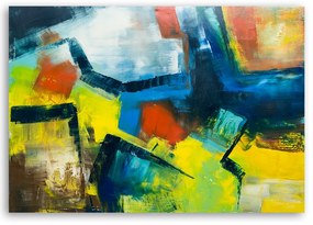 Gario Obraz na plátne Viacfarebná abstrakcia Rozmery: 100 x 70 cm