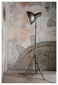 Sivá stojacia lampa BePureHome Spotlight