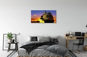 Obraz canvas Sky ship sea 140x70 cm