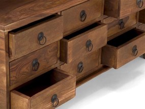 furniture-nabytek.cz - Masívny konferenčný stolík Merlin II z palisandra, lakovaný, hnedý – 110×60×45 cm