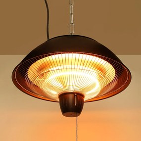 SOLIGHT Závesný infrazarič na terasu 2000W