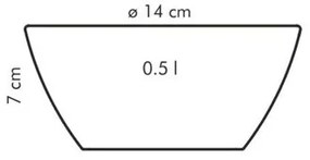 Tescoma Miska CREMA, 14 cm, 14 cm