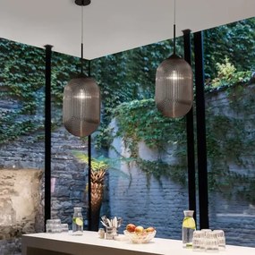 Luxusný luster Athena 22.5 tmavo sivé