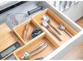 Bambusové organizéry do zásuvky v súprave 3 ks Copco - Kitchen Craft