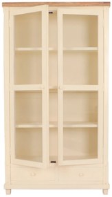 furniture-nabytek.cz - Vitrína masív z dreva manga 100x180x45