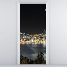 Fototapeta na dvere - Brooklynský most a New York (95x205cm)