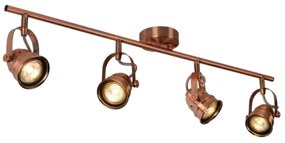 Lucide 77974/20/17 - LED bodové svietidlo CIGAL 4xGU10/5W/230V medená