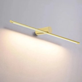 Toolight Toolight, LED nástenné svietidlo 80cm 13W 4000K APP1346-W, zlatá lesklá, OSW-02436