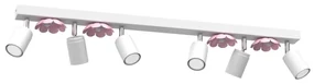 Luminex Bodové svietidlo FLOWER 6xGU10/8W/230V biela LU3879