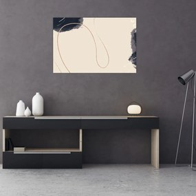 Obraz - Béžová abstrakcia (90x60 cm)