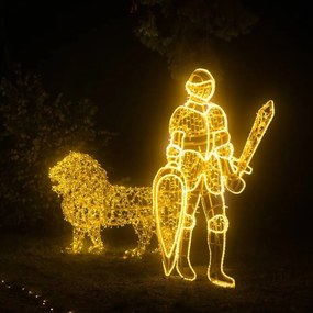 DECOLED Svetelná reťaz LED 100 m, teplá biela s FLASH, 2000 diód, biely kábel, IP67