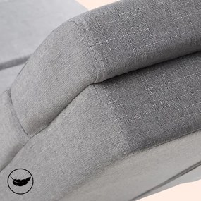 Casaria Leňoška LONDON, 186x55x89cm, šedá