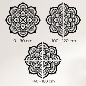 Drevená dekorácia na stenu mandala symbolika lotosový kvet I SENTOP PR0204