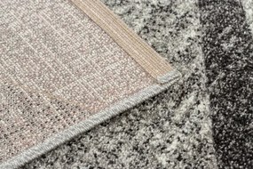 Koberec FEEL 5673/16811 HERRINGBONE čierny / sivý / krémový