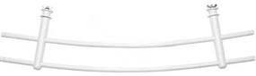 Oblúkové dvojdržiaky uterákov na radiátory Biely MADLOOBLRAD259B, 1 ks