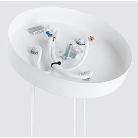 Biele závesné svietidlo ø 19,5 cm Gleam – Sollux