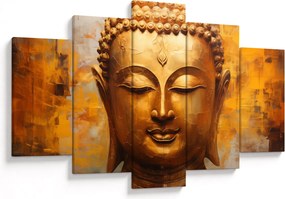 Obraz - Budha, olejomaľba (150x105 cm)