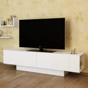 Televízny stolík Ekol White