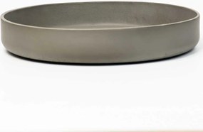 Dekoračná miska ORYVEN, sklolaminát, priemer 34 cm, beton design
