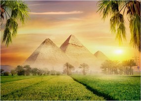 Obraz - Pyramídy (70x50 cm)