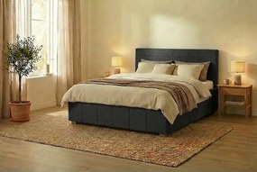 Postel RAM 180x200 cm Sivá Bez matraca