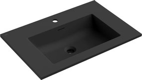 Mexen Otis, umývadlo na zapustenie 71 x 46,5 cm, čierna matná, 25187071