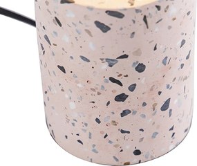 Dizajnová stolná lampa ružová žula - Baranda