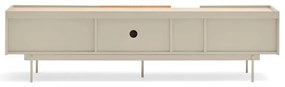TV stolík v dekore duba v béžovo-prírodnej farbe 180x45 cm Otto – Teulat