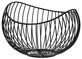 Kovový dekoračný košík Elegant, 24 x 15 x 21 cm