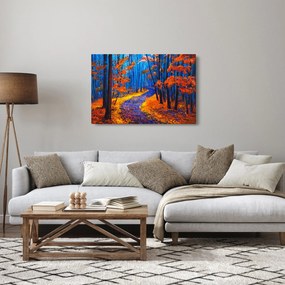 Obraz jesenného lesa (90x60 cm)