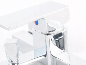 Gamma Caro, nástenná vaňová batéria, chrómová, GMA-BCW-CH