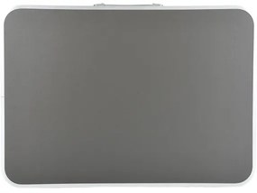 Turistický stolík ARES 70x50 cm sivý