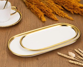 Sada 2 ks podnosů LOVIA bílá