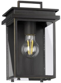 Feiss - Vonkajšie nástenné svietidlo GLENVIEW 1xE27/60W/230V IP44 antracit