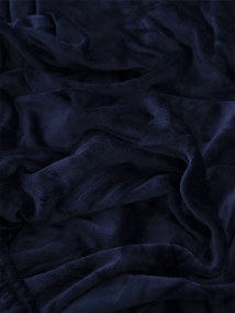 Plachta mikroplyš 220 × 200 cm – tmavo modrá