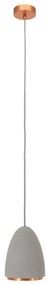 Klausen 111041 - Luster na lanku CONCRETE 1xGU10/5W/230V šedá/medená