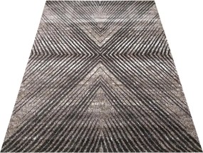 DY Hnedý koberec s geometrickým vzorom Panamero 14 Rozmer: 60x100 cm
