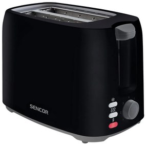 Sencor - Hriankovač s dvomi otvormi 750W/230V čierna FT0491